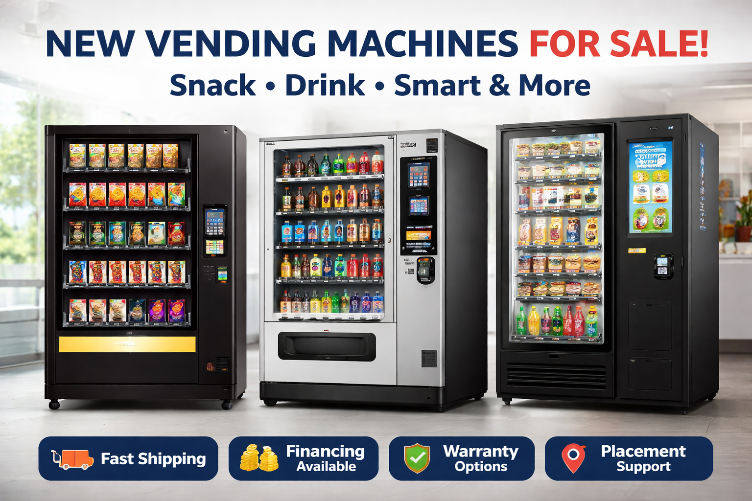 Buy New Vending Machines | Snack, Drink & Smart Machines