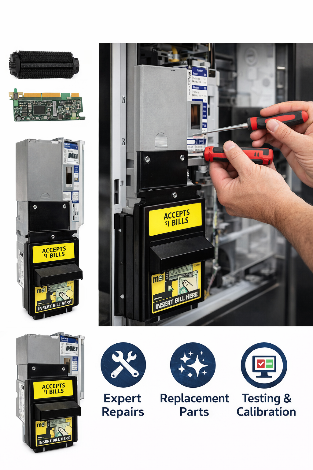 Check Validator Machine Products