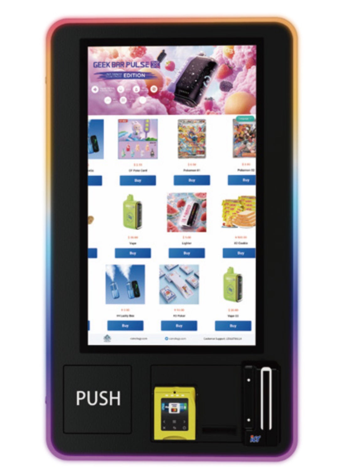 how much is elf bar vape E-cigarette vending machine vape mini vending machine main image 1