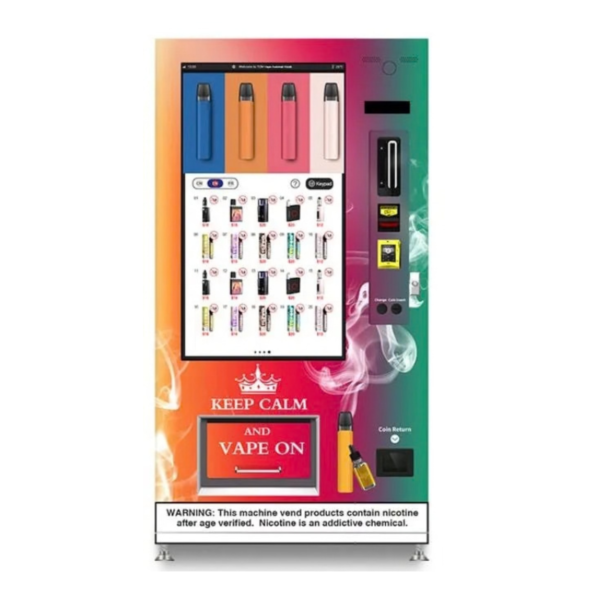 Vape Vending Machine with ID Scanner Vape Vending Machine with ID Scanner